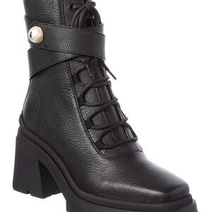 Jimmy Choo Black Lace Up Boots